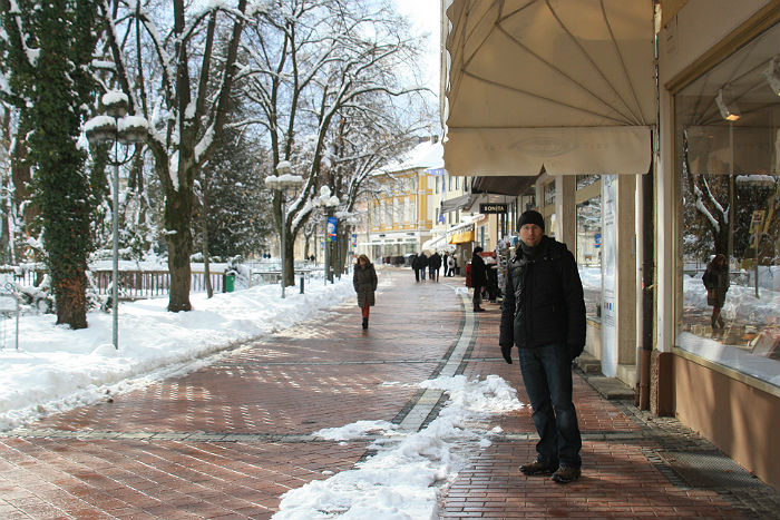 The pedestrian zone in Bad Wörishofen
