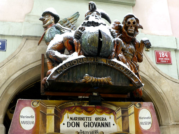 Marionette theater in Prague