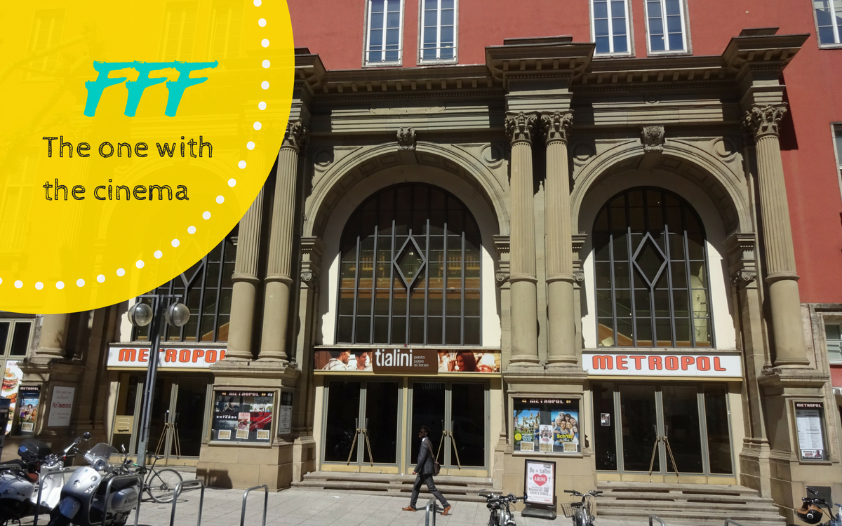 Where the Metropol cinema is located today used to be the first train station of Stuttgart.